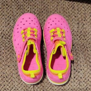 Pink and Yellow Stride Rite Kids Shoes